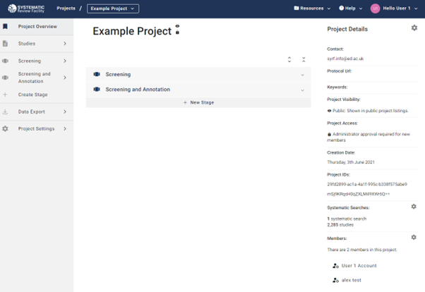 Example Project Overview